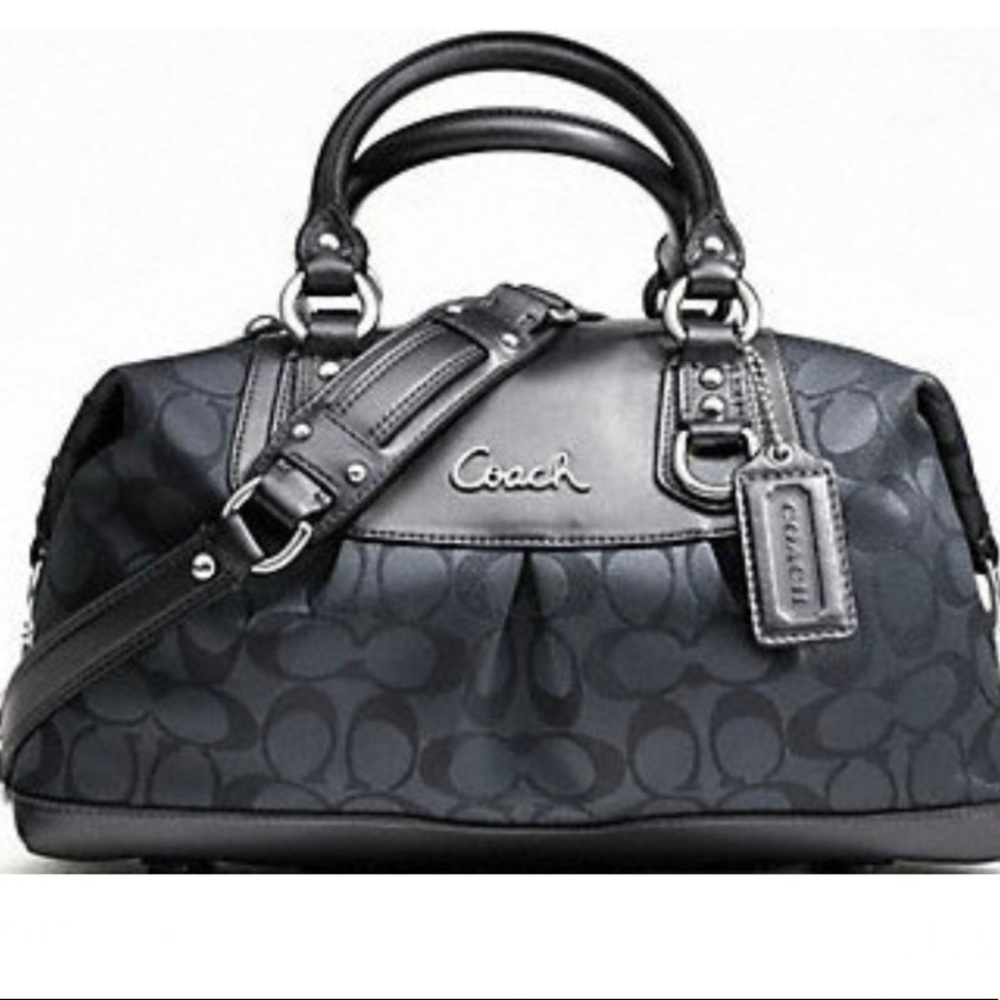 Coach Ashley Pewter Handbag